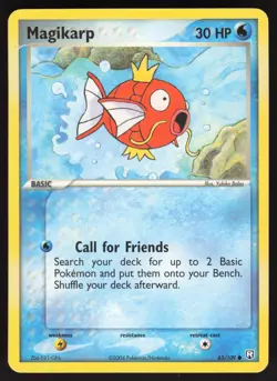 Magikarp 65/109 Non-holo Common Pokemon Team Rocket Returns LP - Image 1
