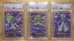 2003 Topps Pokemon Advanced Ralts/Kirlia/Gardevoir Die-Cut Set PSA 8 Sequential - Image 1