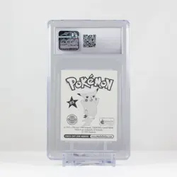 Pokemon Poliwhirl #S12 Merlin Sticker Series 1 Topps Holo - CGC 10 - Image 3