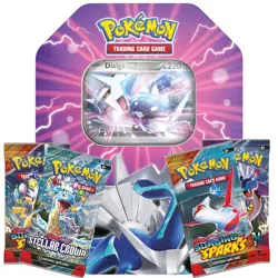 Pokemon Azure Legends Tins-factory sealed 4 booster packs (inc surging sparks) - Image 1