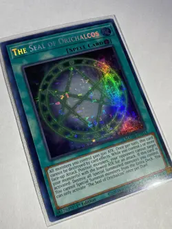 YuGiOh NM! The Seal of Orichalcos MAMA-EN111 1st Edition Pharaoh's Rare - Image 1