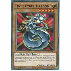 Toon Cyber Dragon Yu-Gi-Oh! LDS1-EN062 1st Common - Image 1