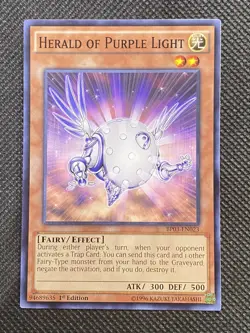 YuGiOh! - Herald Of Purple Light BP03-EN023 Common 1st Edition Near Mint - Image 1