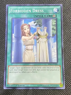YuGiOh! - Forbidden Dress BP03-EN180 Common 1st Edition Near Mint Battle Pack 03 - Image 1