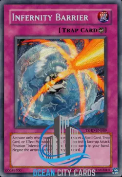 Yugioh Infernity Barrier TSHD-EN089 Secret Rare - Image 1