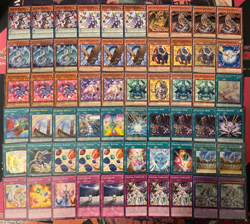 YUGIOH - CRYSTAL BEAST DECK - RAINBOW DRAGON OVERDRIVE, BRIDGE, SAPPHIRE PEGASUS - Image 1