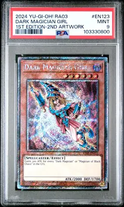 Dark Magician Girl - PSA 9 Bundle - RA03-EN123 MP24-EN009 MP24-EN053 - Yugioh - Image 2