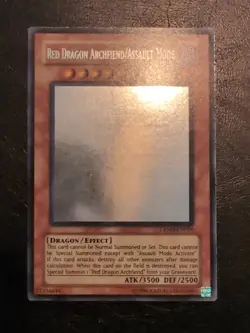 Yu-Gi-Oh! GHOST RARE CARD RED DRAGON ARCHFIEND / ASSAULT MODE CRMS-EN004 NM/VLP - Image 1