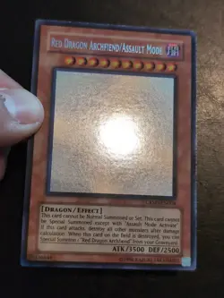 Yu-Gi-Oh! GHOST RARE CARD RED DRAGON ARCHFIEND / ASSAULT MODE CRMS-EN004 NM/VLP - Image 2