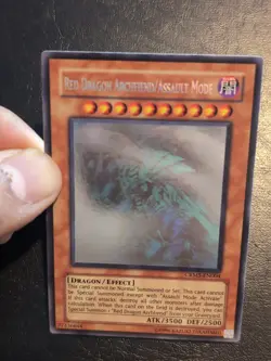 Yu-Gi-Oh! GHOST RARE CARD RED DRAGON ARCHFIEND / ASSAULT MODE CRMS-EN004 NM/VLP - Image 4