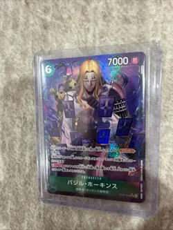 One Piece card OP07-029 Basil Hawkins SR Parallel Japanese Era - Image 1