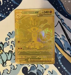 mega lucario ex 188/132 gold secret rare holo pokemon card -NM tcg collectible🔥 - Image 1