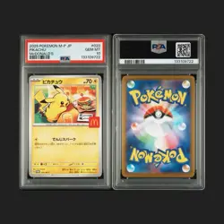 Gem MINT! PSA 10 PIKACHU 020/M-P Japan McDonald's Promo 2025 POKEMON Card in US! - Image 3