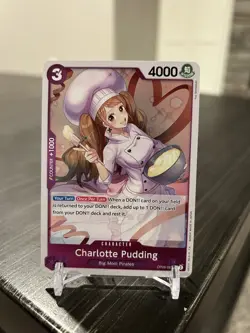 OP08-067 Charlotte Pudding : Rare English One Piece TCG Card : OP08: Two Legends - Image 1