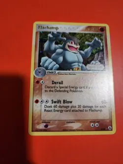 Pokemon TCG Machamp Legend Maker Holo Card 9/92 - Image 1