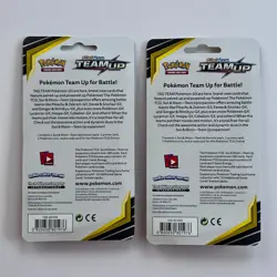 2x Sealed TEAM UP Blister Packs (Pikachu SM162 + Mimikyu SM163) Pokemon Cards - Image 2