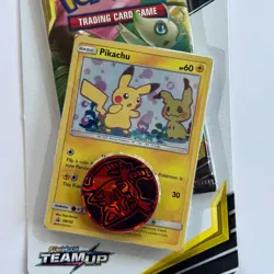2x Sealed TEAM UP Blister Packs (Pikachu SM162 + Mimikyu SM163) Pokemon Cards - Image 4