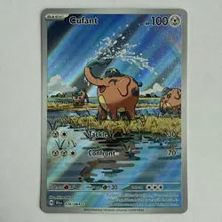 Pokemon TCG Cufant 076/064 Shrouded Fable Illustration Rare Card Near Mint - Image 1