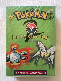 Pokemon Card Base Set 2, LIGHTNING BUG Theme Deck WOTC 1999-2000, Factory Sealed - Image 1