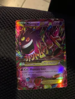 japanese pokemon card gengar MEGA Evolution version of EX gengar - Image 1