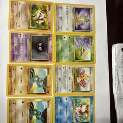 Vintage 1999 Pokemon TCG Card Lot of 63 Picachu, Chameleon, Woodpecker - Image 1