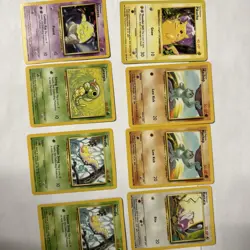 Vintage 1999 Pokemon TCG Card Lot of 63 Picachu, Chameleon, Woodpecker - Image 5