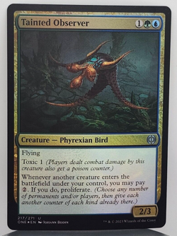 Foil - Tainted Observer - Phyrexia: All Will Be One - ONE - 217/271 - MTG - Image 1