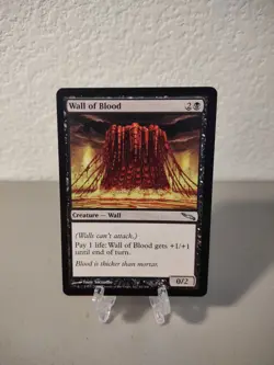 MTG Wall Of Blood LP Mirrodin - Image 1