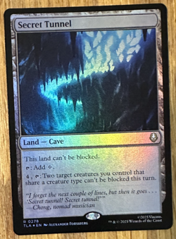 MTG Avatar: The Last Airbender, Secret Tunnel - Foil - Image 1