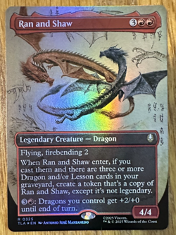 MTG Avatar: The Last Airbender, Ran and Shaw - Borderless Foil - Image 1
