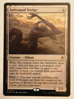 Anticausal Vestige Edge of Eternities Regular EoE Rare #1 NM+ - Image 1