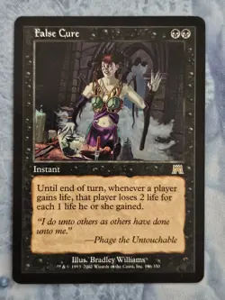 False Cure - Onslaught - Magic the Gathering - MTG - Light Play - Image 1