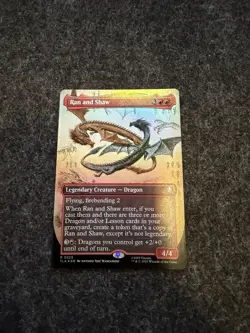 1x WOTC Avatar: The Last Airbender Ran and Shaw foil (Borderless) (R) 0325 NM x1 - Image 1