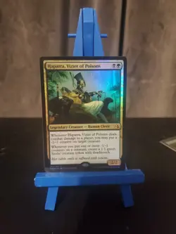 Hapatra, Vizier of Poisons - AKH Prerelease Stamped Promo - FOIL MTG Magic LP - Image 1