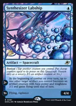 Synthesizer Labship - Foil Prerelease Promo EOE NM MTG - Image 1