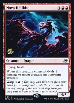 Nova Hellkite - Foil Prerelease Promo EOE NM MTG - Image 1