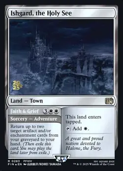 Ishgard, the Holy See // Faith & Grief - Foil Prerelease Promo FIN NM MTG - Image 1