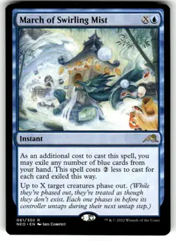 March of Swirling Mist Kamigawa: Neon Dynasty Regular MTG - Image 1