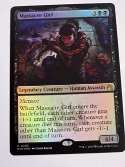 MTG - Massacre Girl FOIL - Ravnica Remastered - Image 1