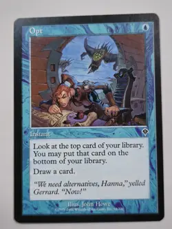 Opt Invasion Regular Vintage LP MTG magic The Gathering - Image 1