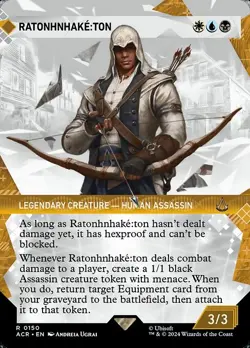 Ratonhnhake:ton (Showcase) Universes Beyond: Assassin's Creed NM MTG Non-Foil - Image 1