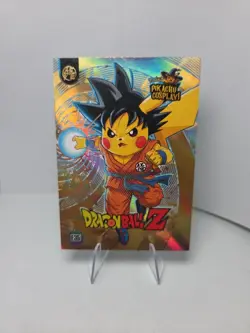 Dragon Ball Z (Pikachu) #E35 - Gold Holo Box Hit - Pikachu Cosplay - Pokemon - Image 1