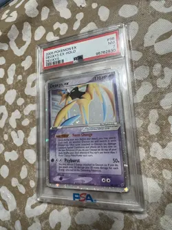 2005 POKEMON EX DEOXYS #98 DEOXYS EX-HOLO PSA 7 - Image 1