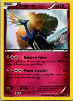 Xerneas 107/162 XY - BREAKthrough NM Holo Pokemon TCG - Image 1