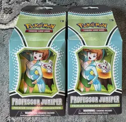 ?Pokemon TCG 2x Professor Juniper Premium Tournament Collection Box SEALED New - Image 1