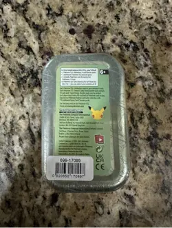 Pokemon TCG Celebrations Mini Tin Chikorita, Cyndaquil & Totodile Factory Sealed - Image 2