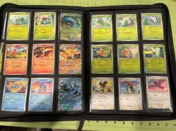 Pokemon Scarlet & Violet 151 Complete 1-165 Set + Holo Energies (NO BINDER) - Image 1