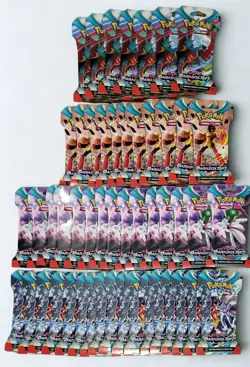50 Packs of Paradox Rift Sleeved Boosters Pokemon TCG Online - Image 1
