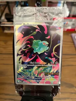 Bulbasaur 133/132 Mega Evolution STAMPED Promo SEALED Pokemon Stamp - Image 1