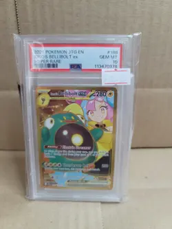2025 POKEMON JTG EN-JOURNEY TOGETHER HYPER RARE #188 IONO'S BELLIBOLT EX PSA 10 - Image 1